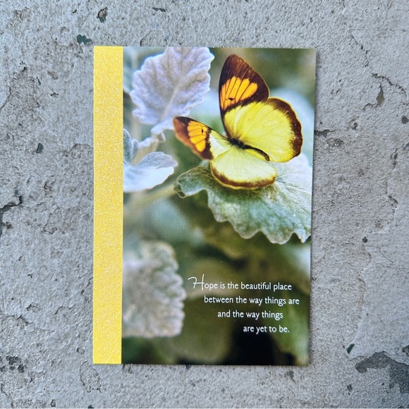 Butterfly of Hope Encouragement Card by Hallmark - Picture 7 of 10